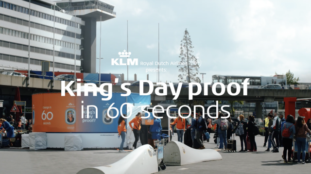 KLM King’s Day Proof